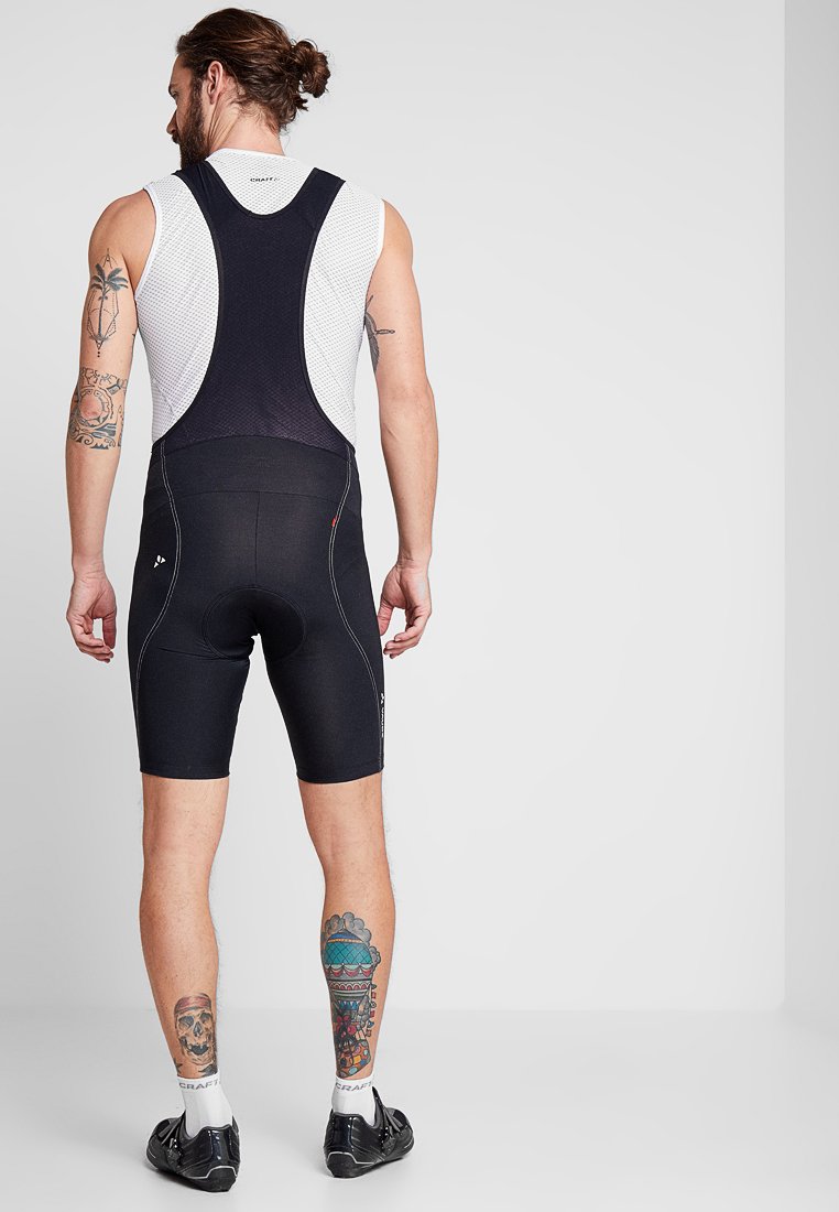 Cuissard Cycliste Noir Avec Bretelles – Unisexe – Rembourré – Taille S à 5XL – Lycra – Neuf