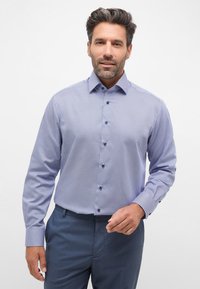 Eterna PRINT-HEMD - MODERN FIT - Overhemd - blau