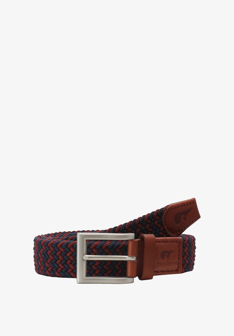 Slopes&Town JUNIOR - Gevlochten riem - burgundy blue