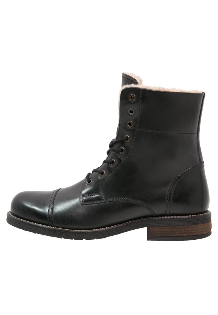 Pier One Stivaletti stringati - black/nero - Zalando.it