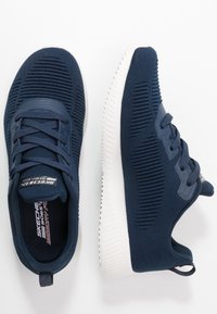 Skechers Wide Fit BOBS SQUAD  - Sapatilhas - navy