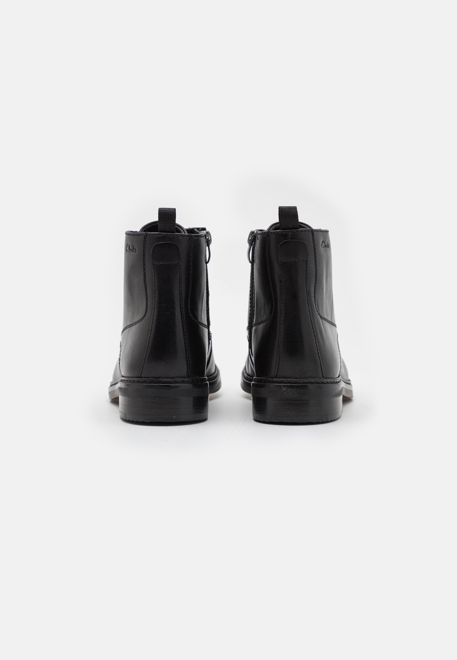 clarks black booties