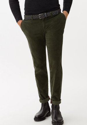 Pantalones chinos - dark green