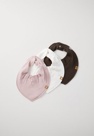NBFYVETTEKOY SCARF BIB UNISEX 3 PACK - Bib - cloud dancer/burnished lilac/delicioso