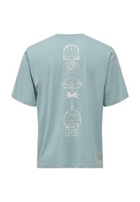 Only & Sons 2ER-SET RUNDHALS KURZARM - Print T-shirt - blau