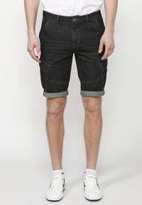 Koroshi - Shorts di jeans -   black denim Immagine in miniatura 1