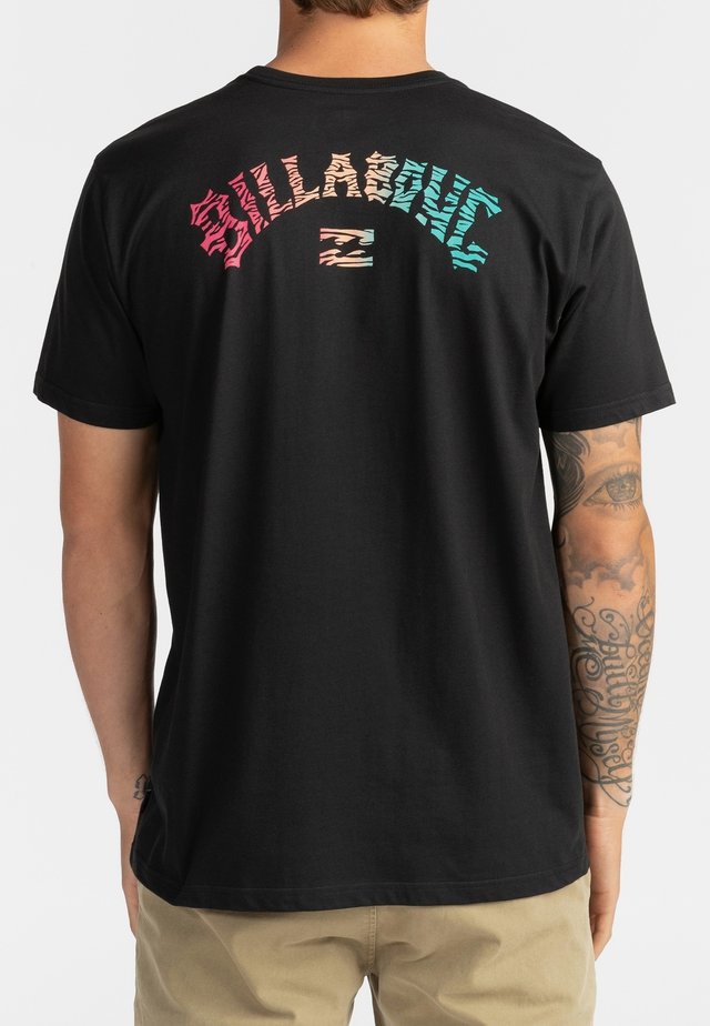 T-shirt con stampa - black