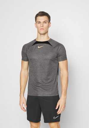 ACADEMY TOP - Koszulka sportowa - black/sunset glow