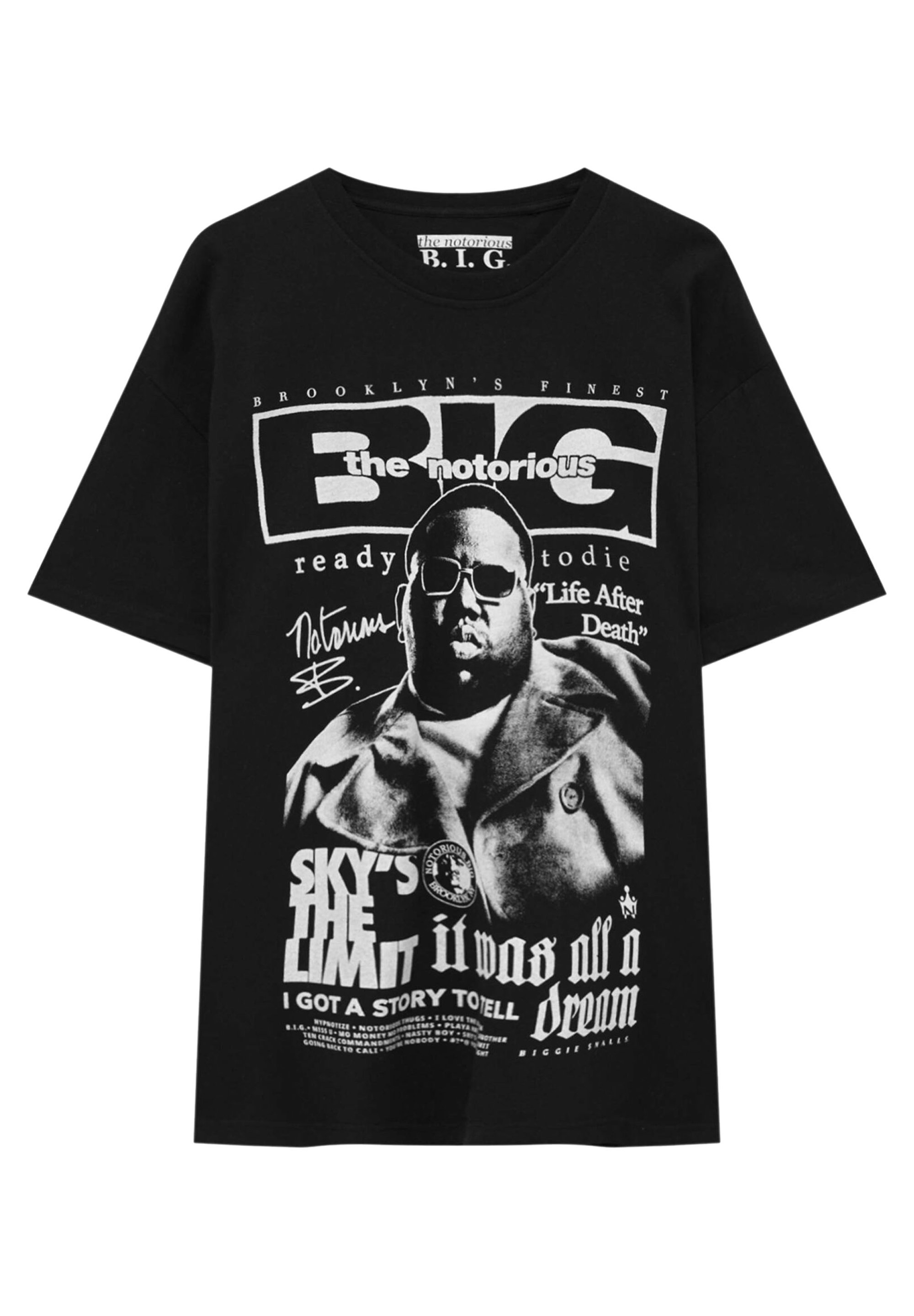 pull and bear biggie t shirt