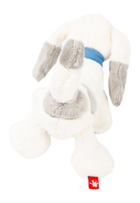 sigikid HUND HELMUT DIE STOFFIS - Cuddly toy - weiß/grau