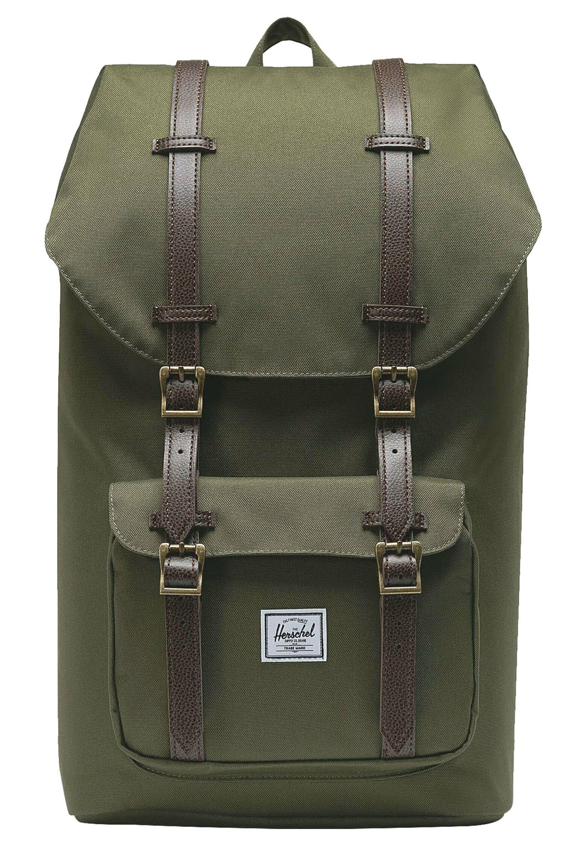 Herschel LITTLE AMERICA MID-VOLUME Sac à dos ivy green chicory