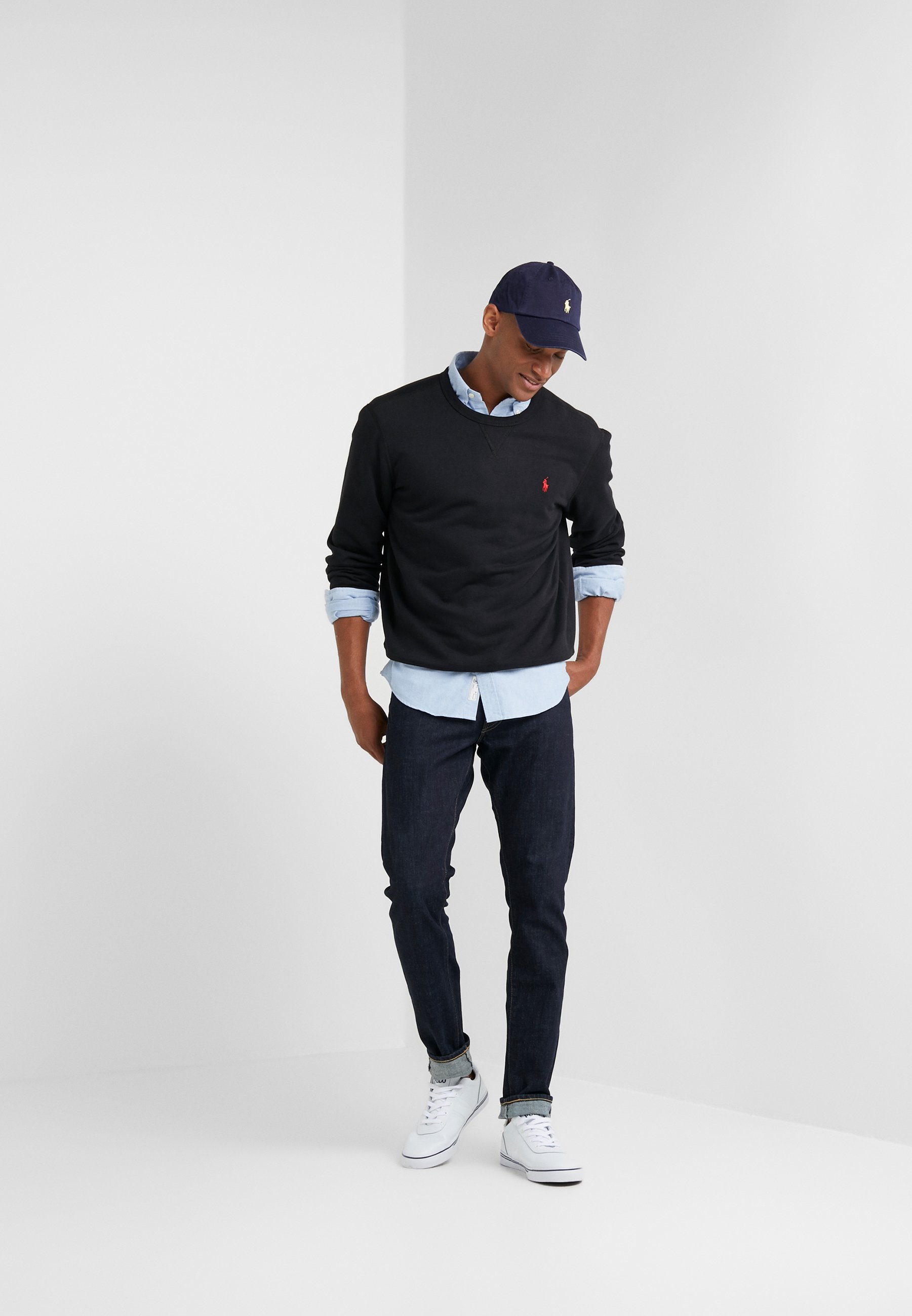 Polo Ralph Lauren LONG SLEEVE - Sudadera - polo black/negro - Zalando.es