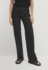 Massimo Dutti Trousers - black