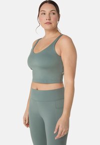 ASICS NAGINO FLEX - Reggiseno sportivo con sostegno medio - monument blue