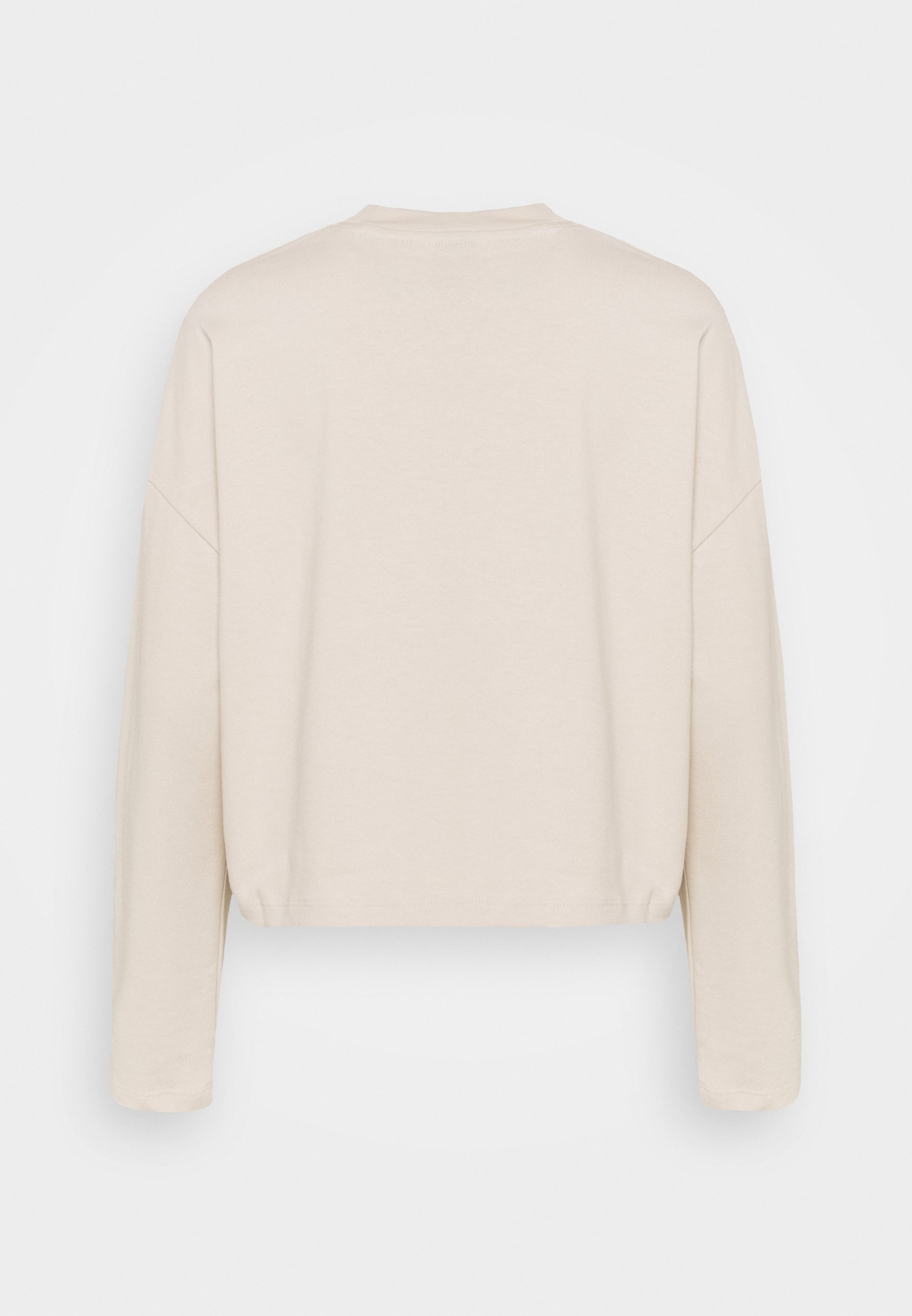 Nike Sportswear W NSW LS Topper langermet oatmealbeige Nike Sportswear W NSW LS Topper langermet oatmealbeige