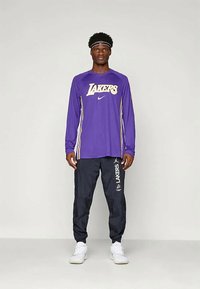 Nike Performance LOS ANGELES LAKERS PANT - Pantaloni de trening - black/sail