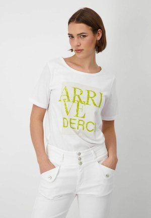 Monari Print T-shirt - weiß