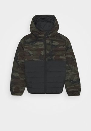 SCALY MIX YOUTH - Winter jacket - green/black