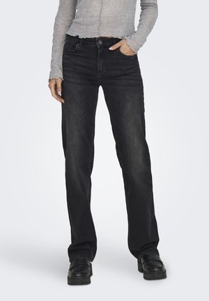 Straight leg -farkut - washed black