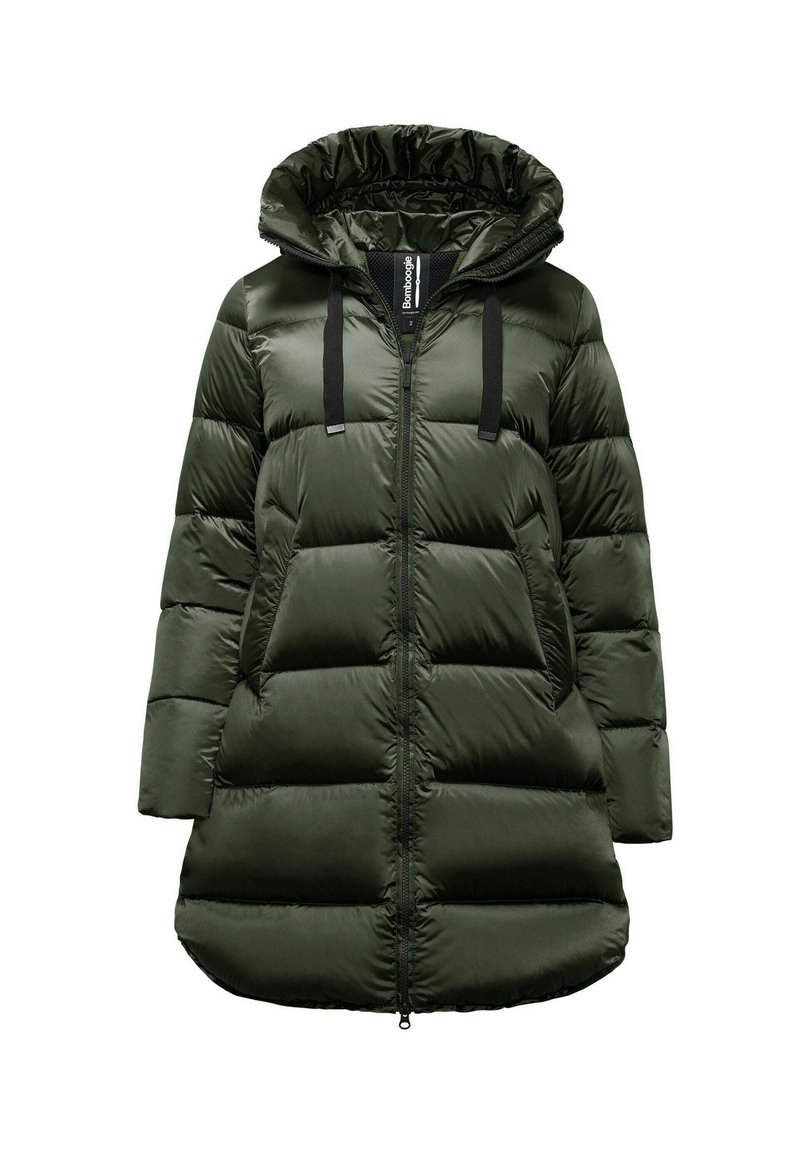 Bomboogie GENEVA - Piumino lungo - deep forest green