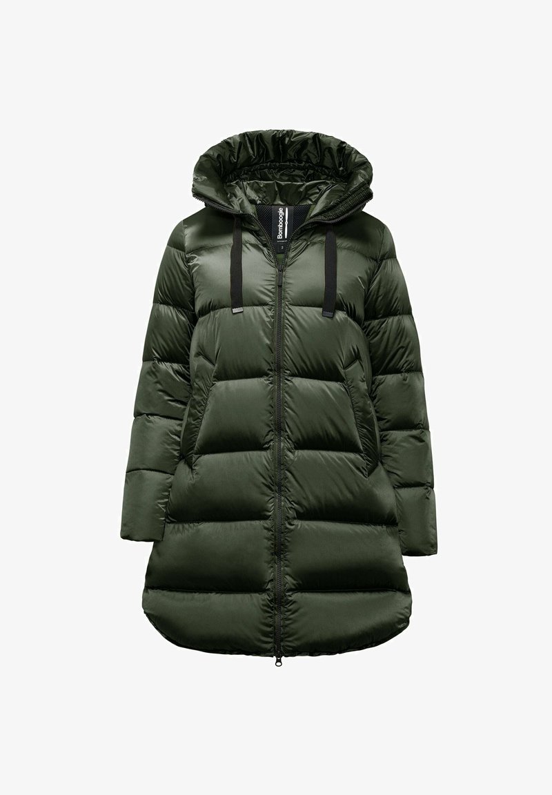 Bomboogie GENEVA - Piumino lungo - deep forest green
