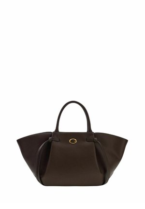Guess, BORSA DONNA ALLEGRA GIRLFRIEND SATCHEL BROWN - Bolso de mano - marrone