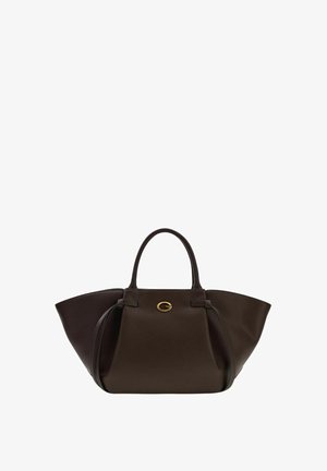 Guess, BORSA DONNA ALLEGRA GIRLFRIEND SATCHEL BROWN - Bolso de mano - marrone