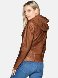 JCC Lederjacke - cognac