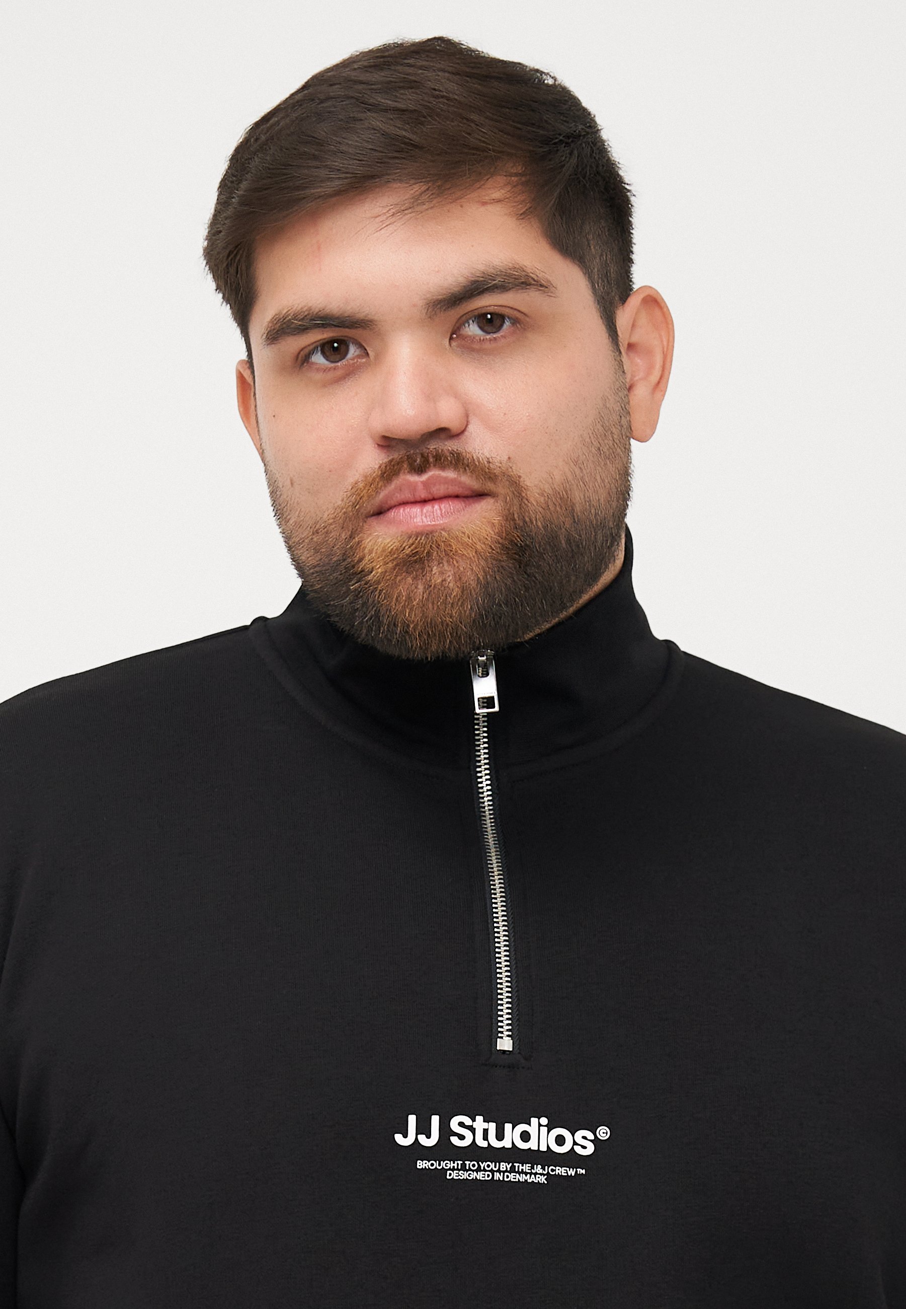 Jack & Jones Half zip Plus Size Printed Half zip - Sweatshirt