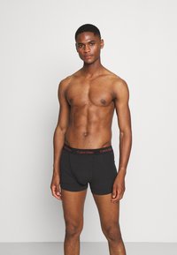 Calvin Klein Underwear TRUNK 3 PACK COTTON STRETCH - Cuecas boxer - red/pewter/winterberry