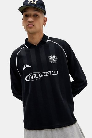 FOOTBALL TEE UNISEX - Top s dlouhým rukávem - black