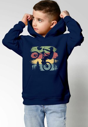 MoonWorks FÜR BMX FANS MOUNTAINBILKE  - Hoodie - navy