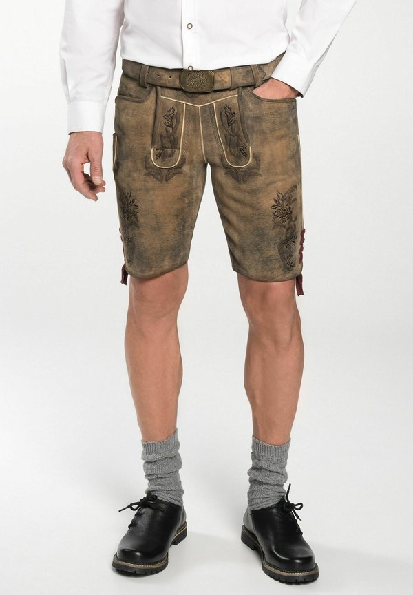 FCB GEISENFELD - Lederhose - braun