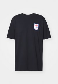 TEE UNISEX - Printtipaita - black