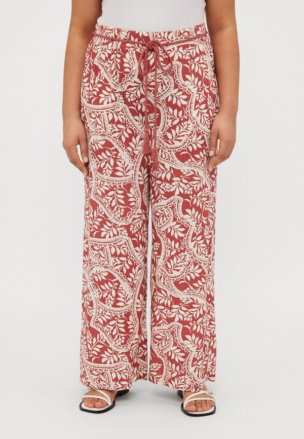 VMCBALI WIDE PANTS  - Trousers - marsala