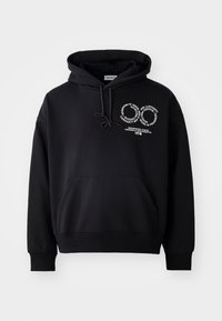 HOODED ROTATION  - Sportinis megztinis - black/white