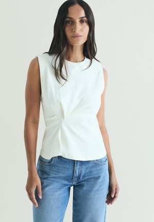 Scalpers, SCALPERS PAD TEE - Débardeur - ecru