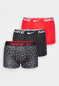 Nike Underwear ESSENTIAL TRUNK 3 PACK - Boxers - life print/uni red/black