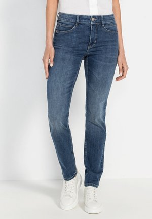 ANGELA - Slim fit jeans - mid blue used