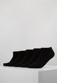 Urban Classics - NO SHOW SOCKS 5 PACK - Enkelsokken - black Miniatuurafbeelding 1