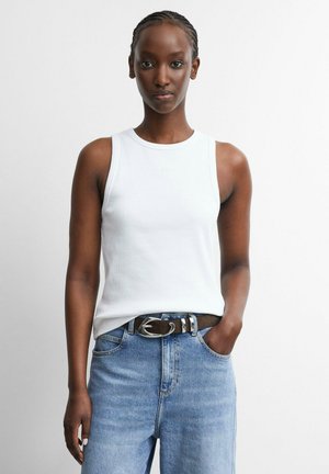 comma, T-SHIRT - Top - weiß