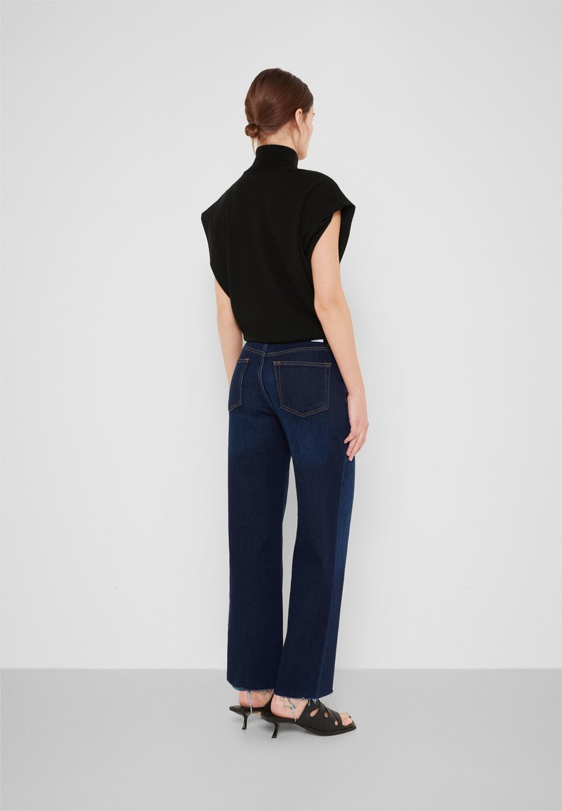 Damen Bekleidung | Boyish THE MIKEY HIGH RISE WIDE LEG Flared Jeans blue steel/dunkelblau - EM38706 Damen Bekleidung | Boyish THE MIKEY HIGH RISE WIDE LEG Flared Jeans blue steel/dunkelblau - EM38706