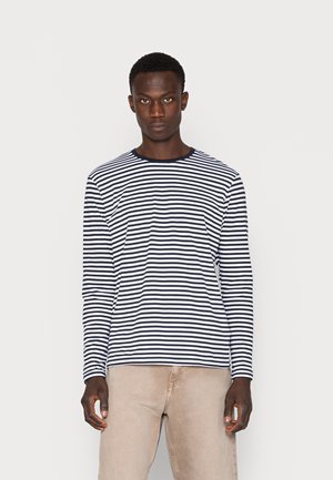 Langærmede T-shirts - navy