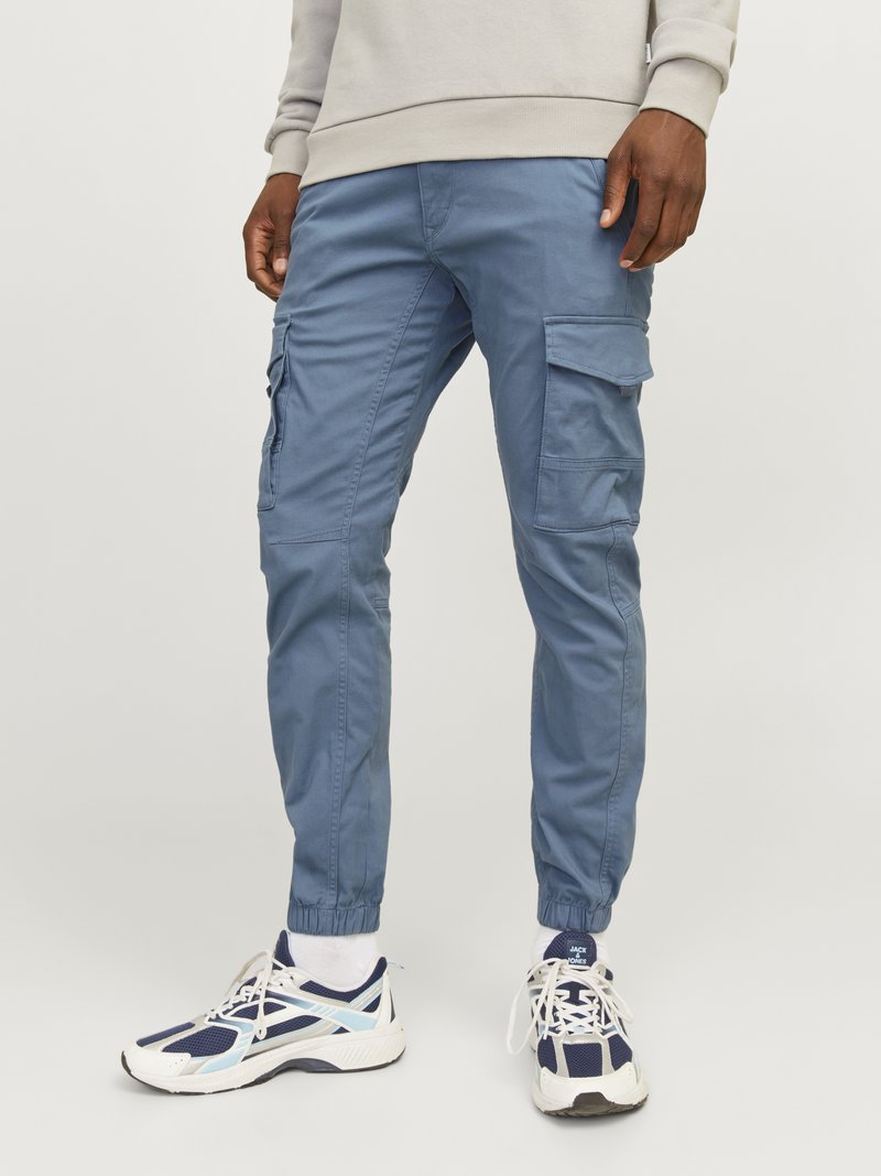 Jack & Jones JPSTPAUL FLAKE - Pantalones cargo - china blue