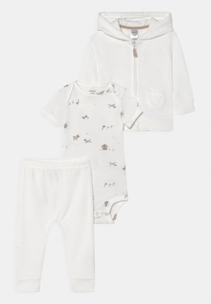 SET - Triko s potiskem - white