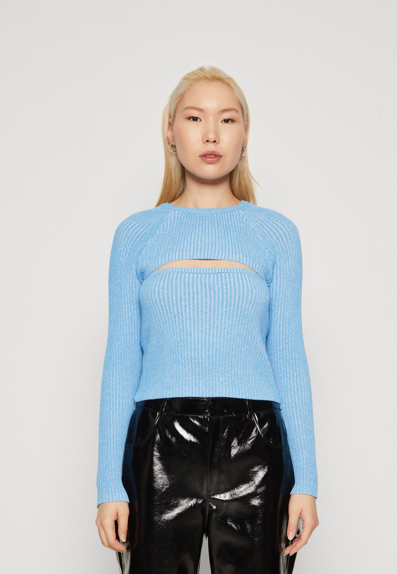 envii-ensmallwood-hole-neule-bonnie-blue-vaaleansininen-zalando-fi
