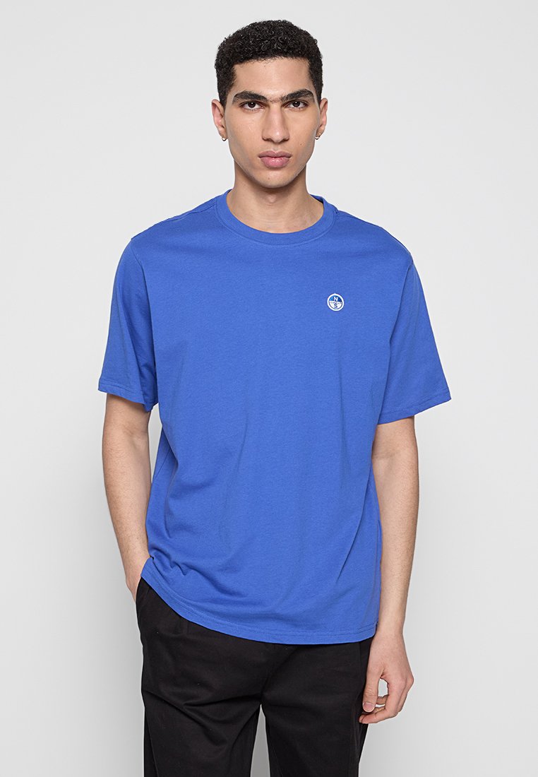 North Sails T-shirt basic blauw