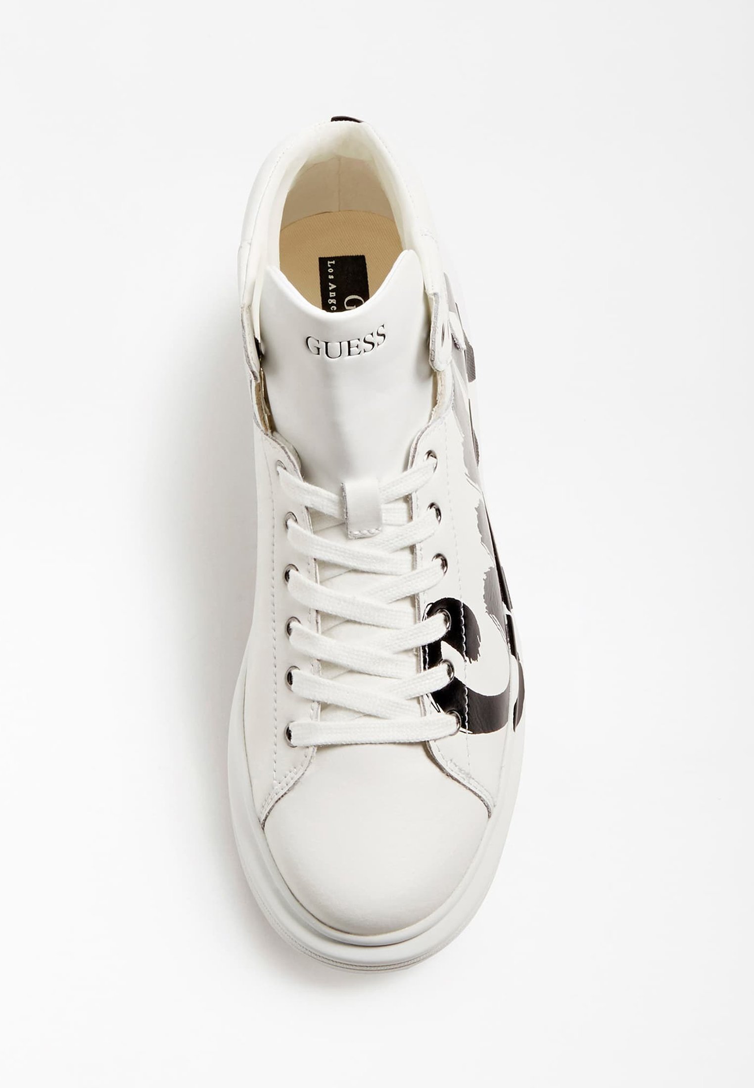 Guess SALERNO MID - Sneakers alte - white/bianco - Zalando.it