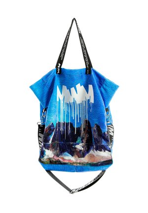 PRINTED  - Bolso shopping - blue