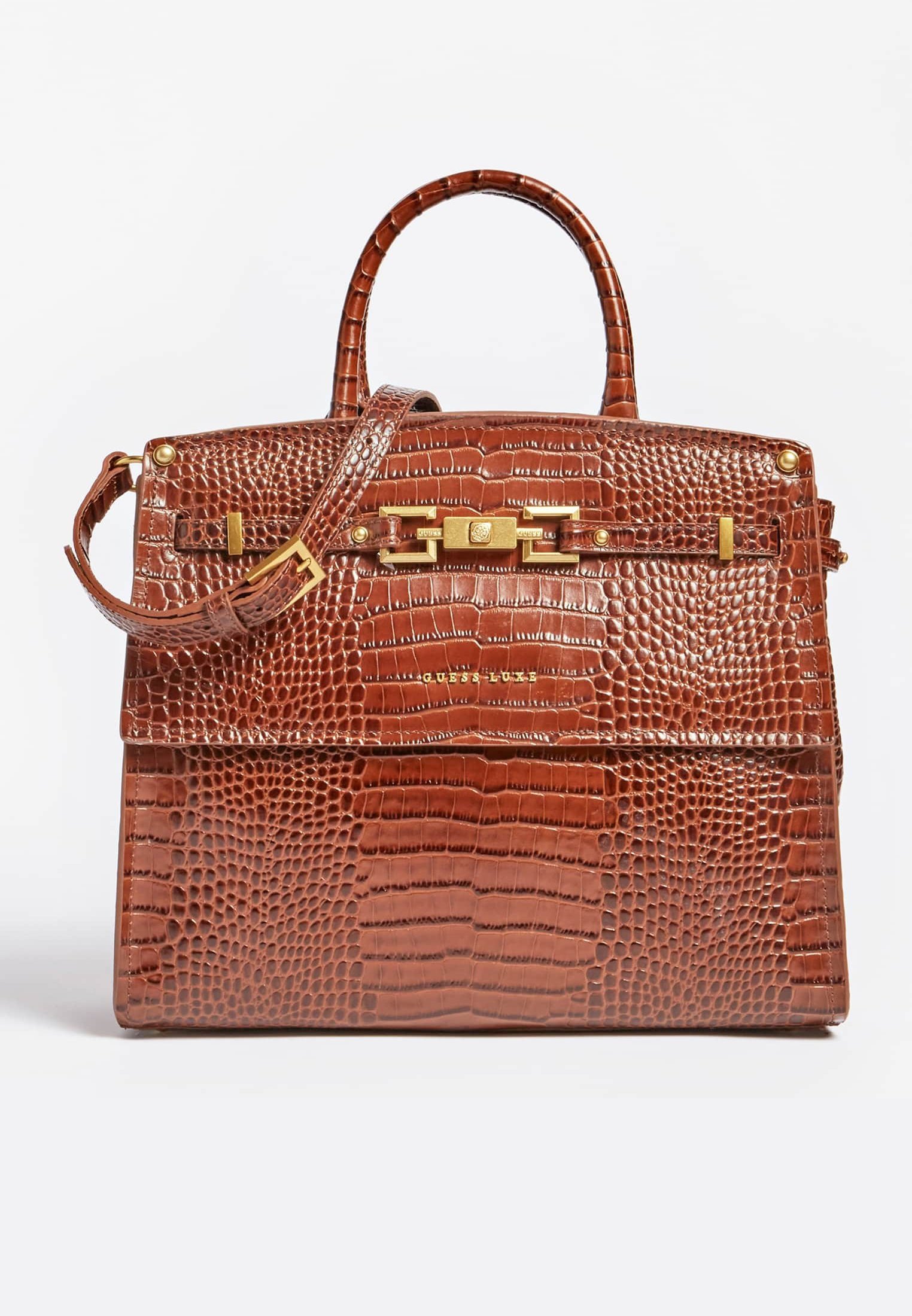 Guess Handbag dunkelbraun/dark brown Zalando